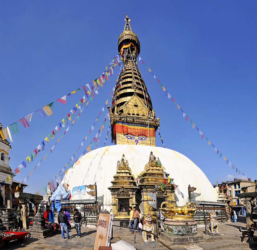 Swayambhunath Stupa in Nepal