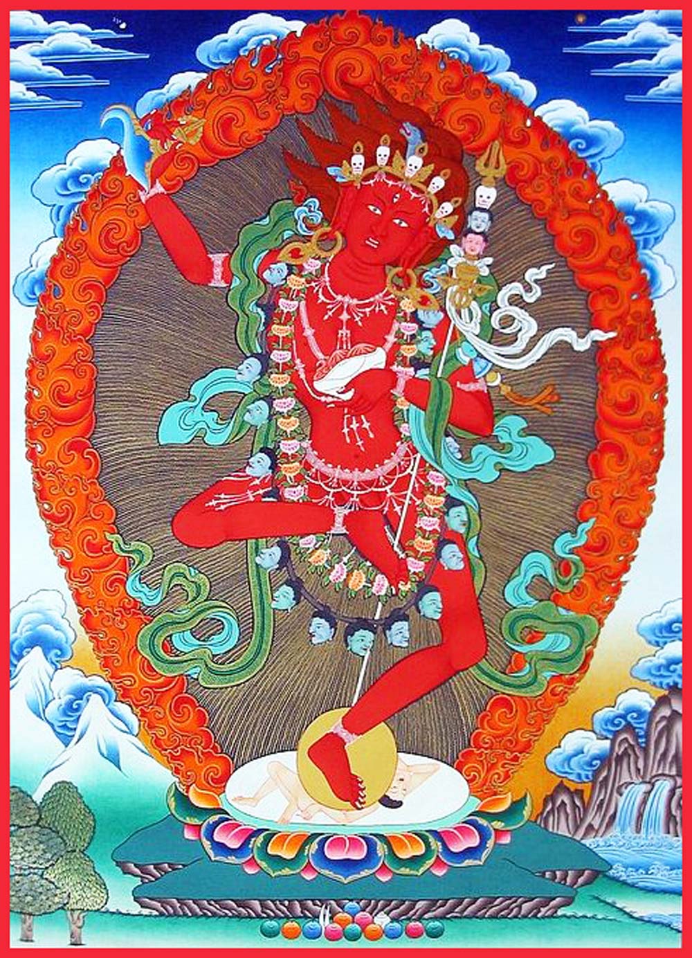 Dorje Phagmo, wrathful red Tara