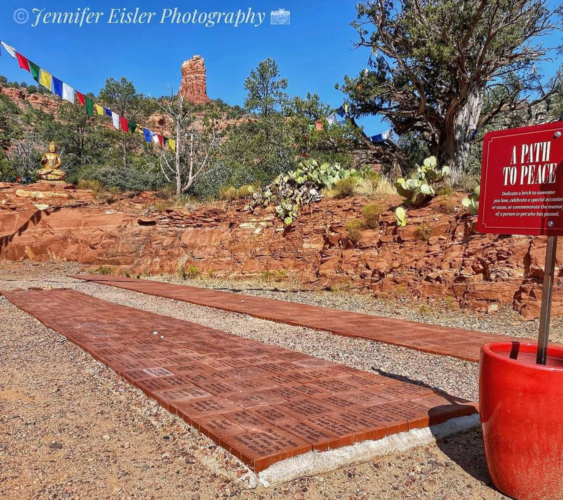 The Path to Peace at the Amitabha Stupa in Seodna AZ, in 2021