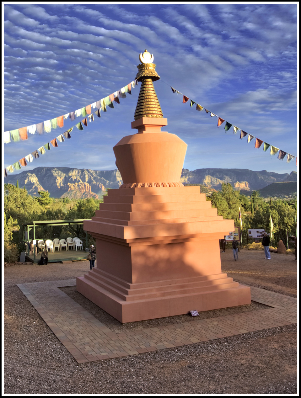 Amitabha Stupa & platform