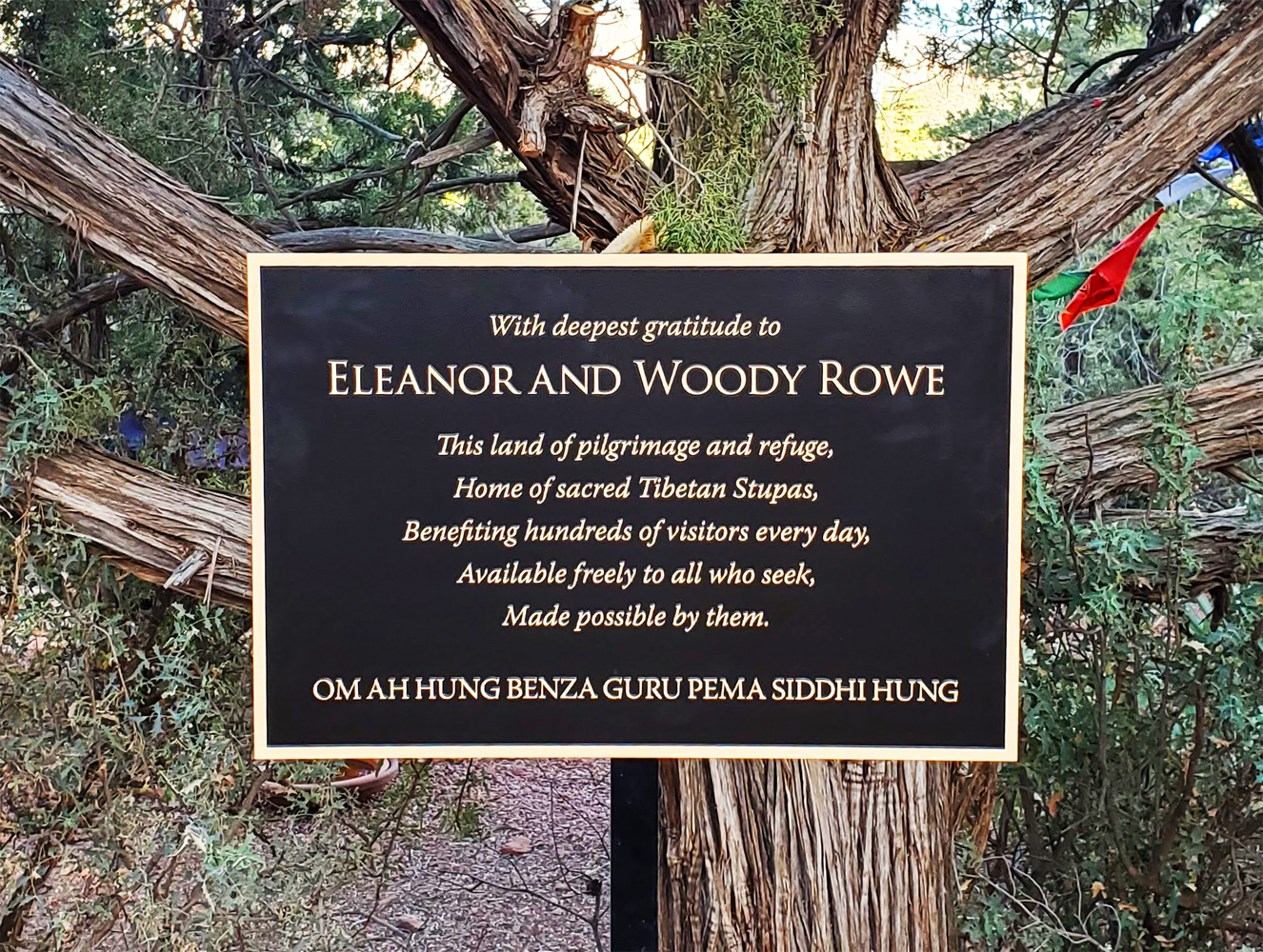 Eleanor & Woody plaque-tight