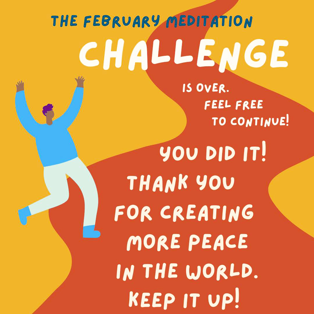Meditation Challenge finished