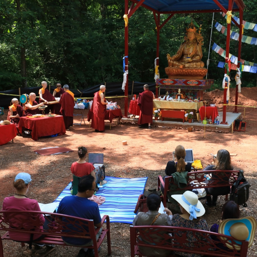 Puja at Guru Rinpoche-web