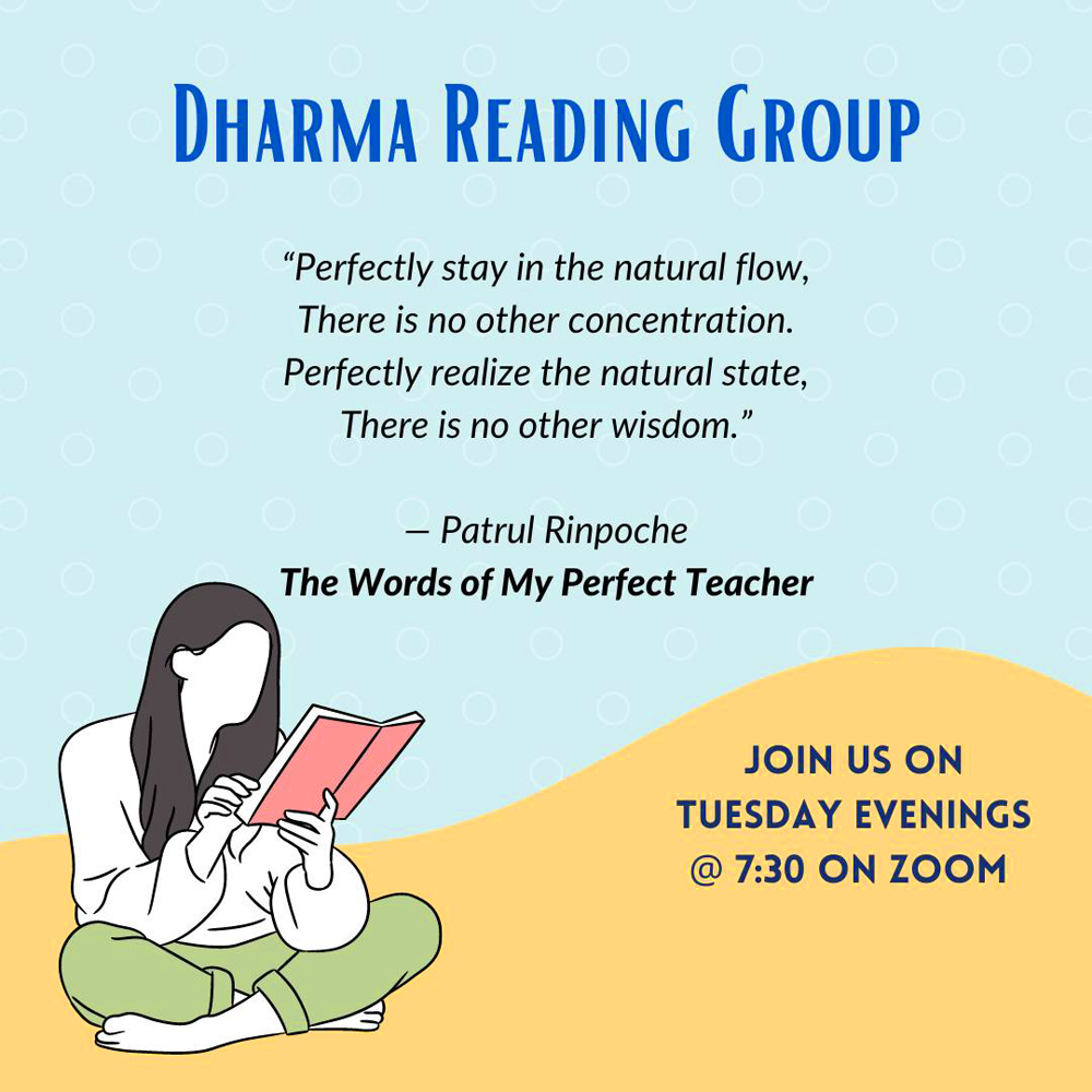 Dharma Reading Group Dharma Reading Group