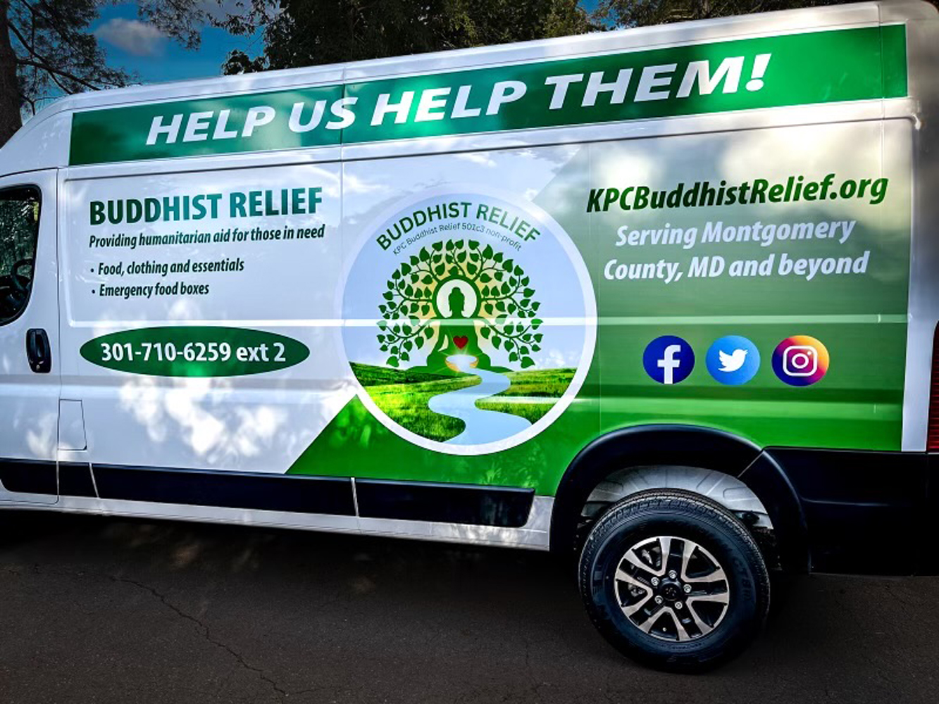 Buddhist Relief Van-web