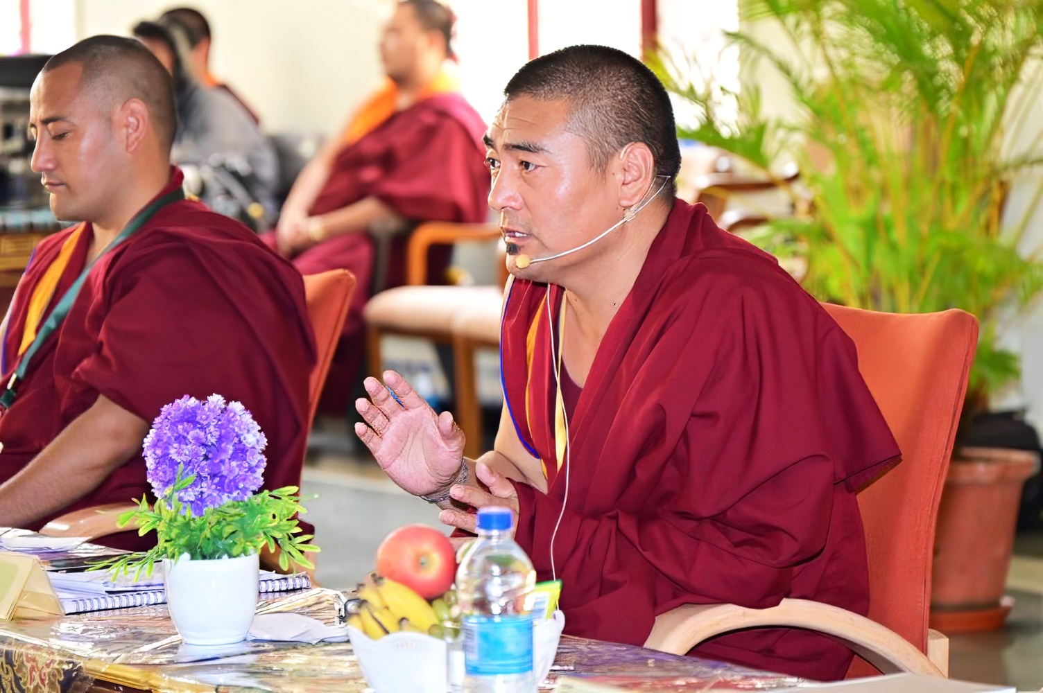 Khenpo Tenzn at event