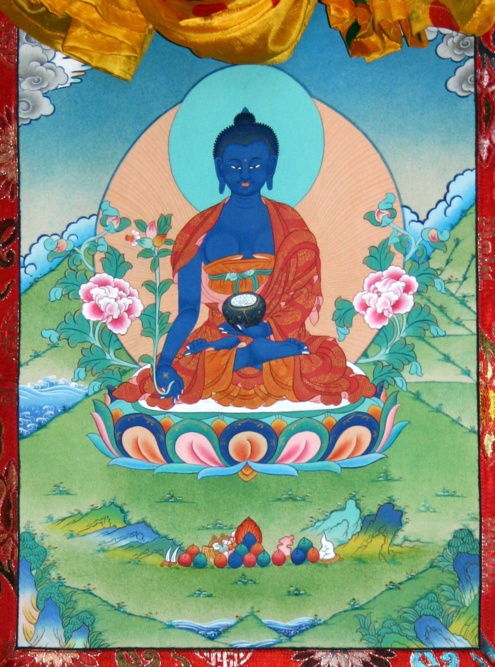 Medicine Buddha thangka