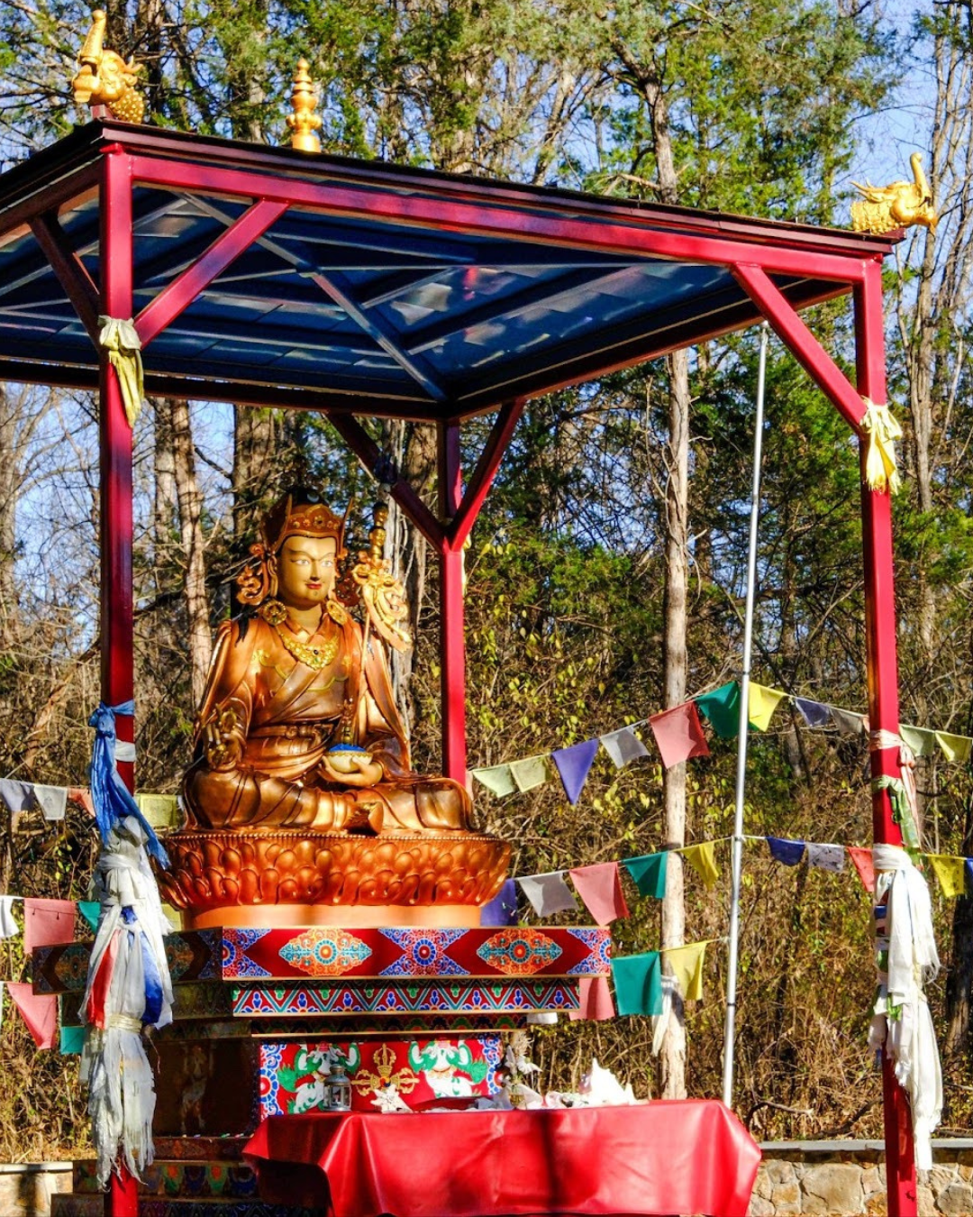 Guru Rinpoche statue in KPC's Peace Park