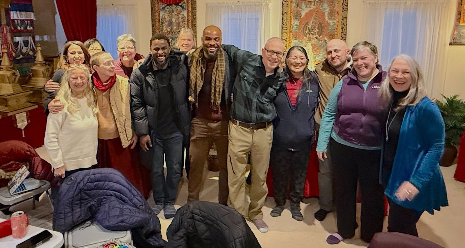 Group photo: Capital Campaign team and electrical contractors