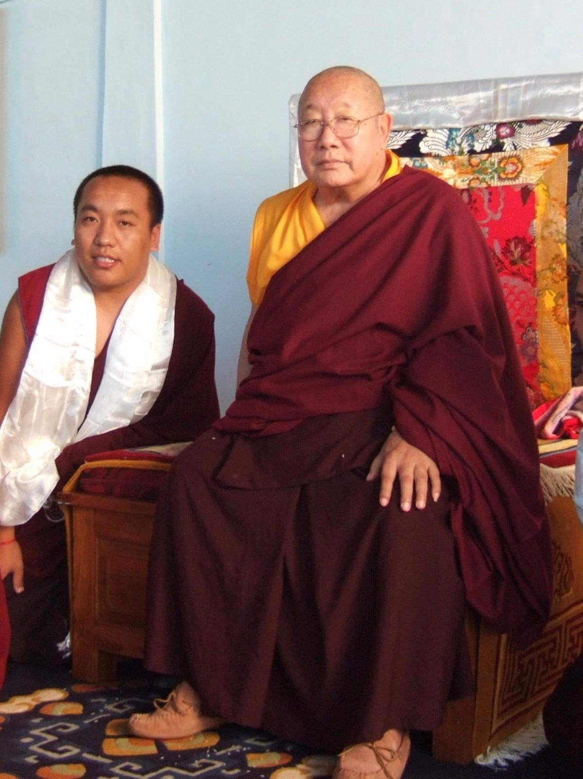 Luphug Tulku Rinpoche and His Holiness Penor Rinpoche