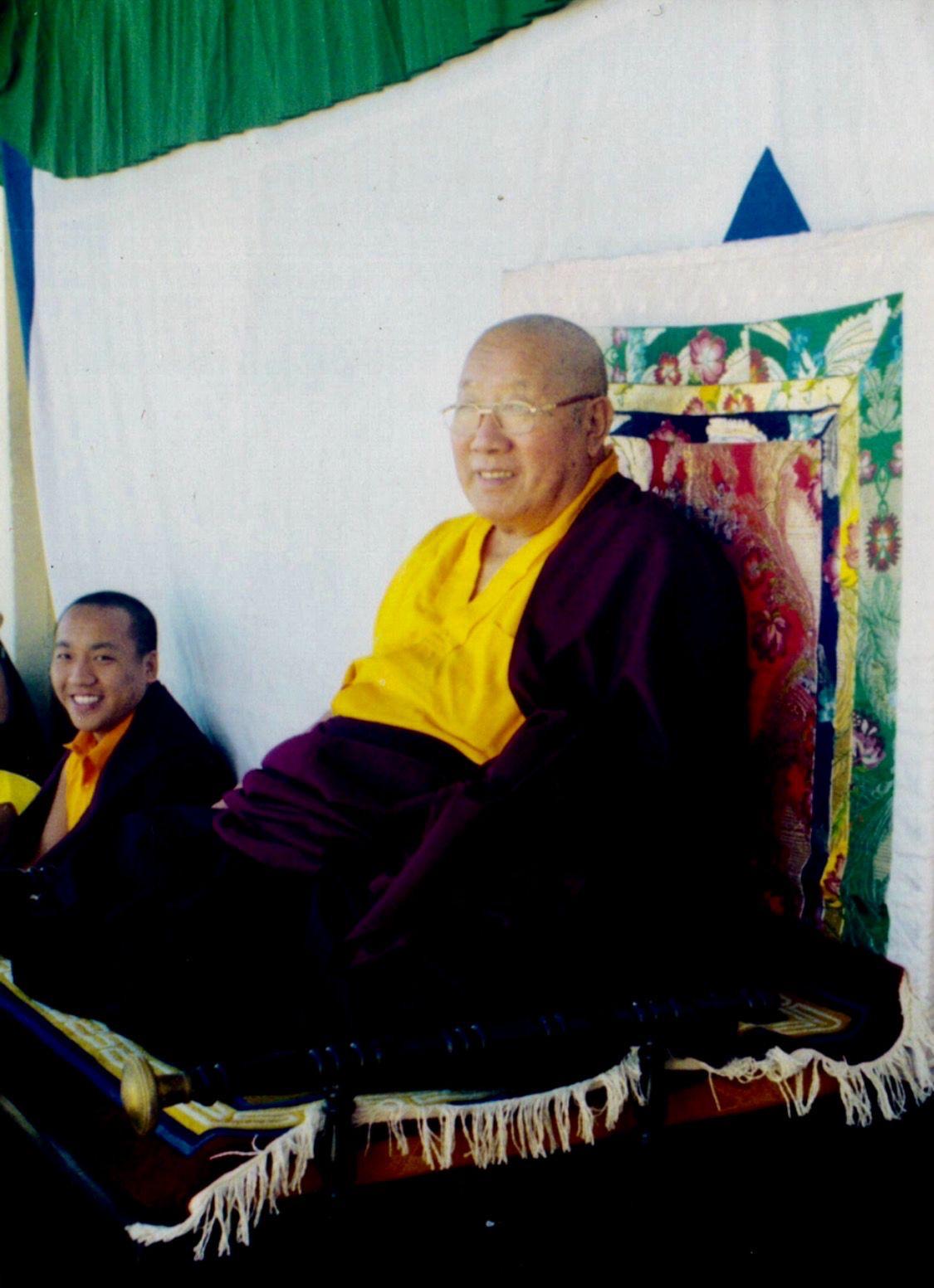 Luphug Tulku Rinpoche and His Holiness Penor Rinpoche